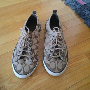 Coach Canvas Logo Sneakers